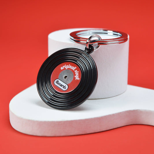 Metalmorphose Black Vinyl Record Keyring