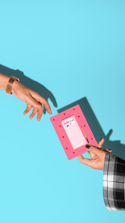 To Do List: You - Cheeky Valentines Day Card Funny Anniversary Card