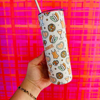20 oz Skinny Tumbler, 12th Album Icons ❤️‍🔥