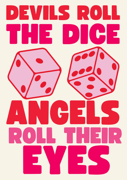 Devils Roll The Dice - Cruel Summer Taylor Swift A3 Print