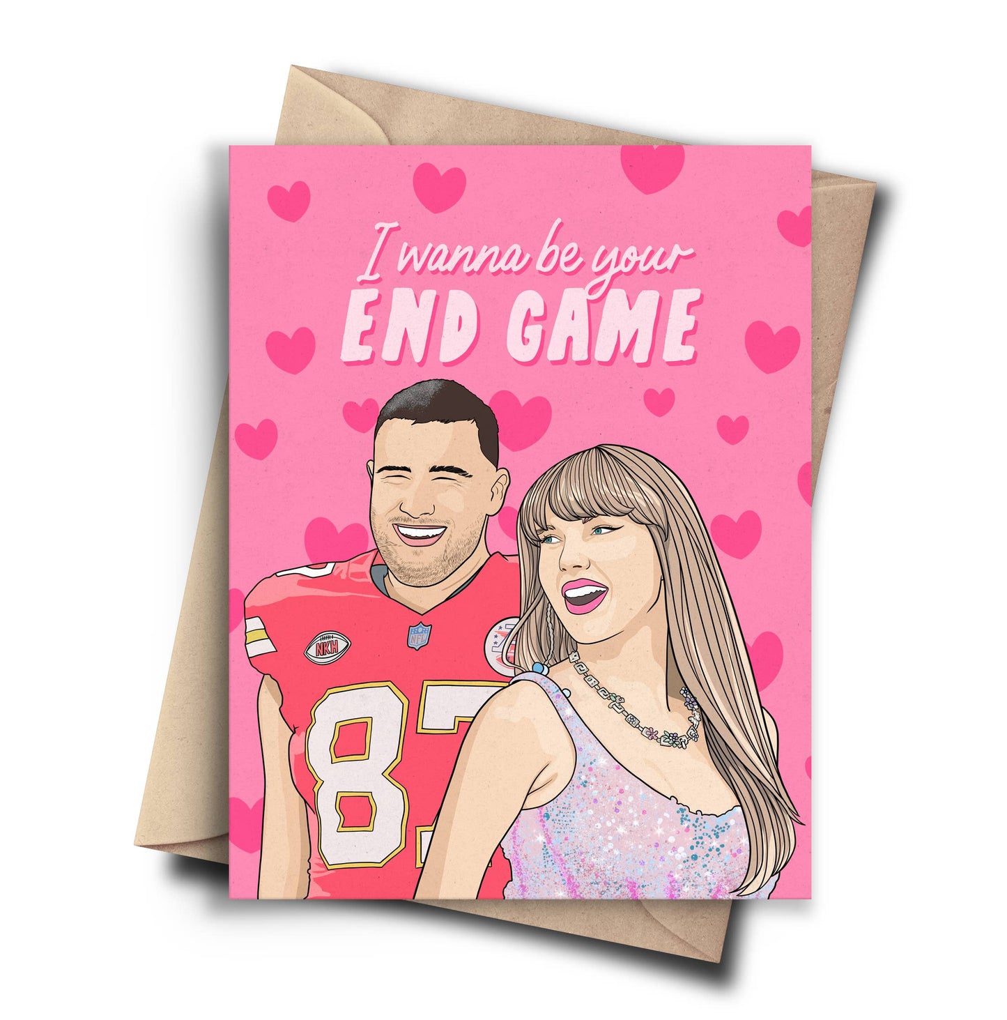 End Game Funny Pop Culture Valentine - Pink Version