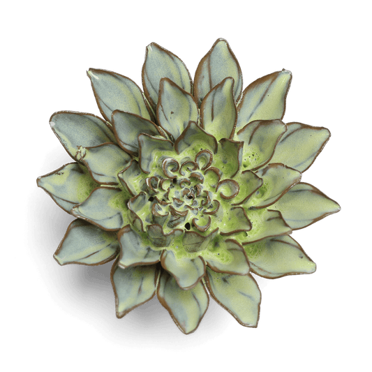 Japan Ceramic Flower Green Aster