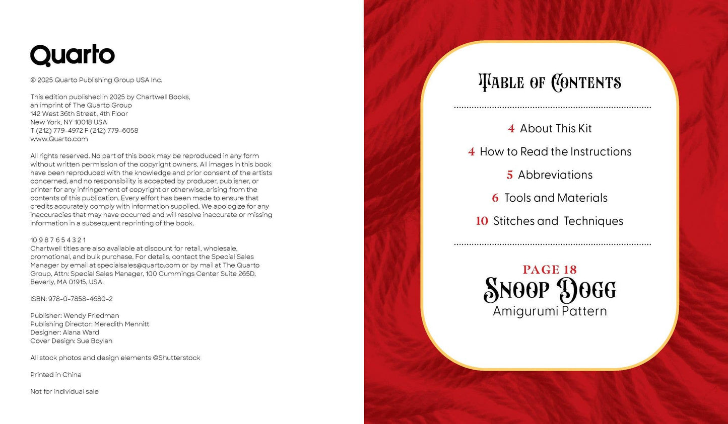 Unofficial Snoop Dogg Book & Crochet Kit