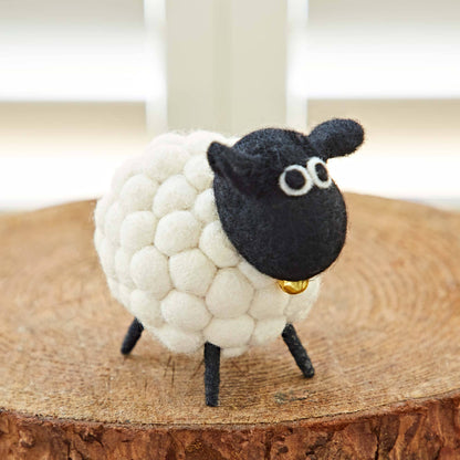Felt Sheep Ornament - Handmade