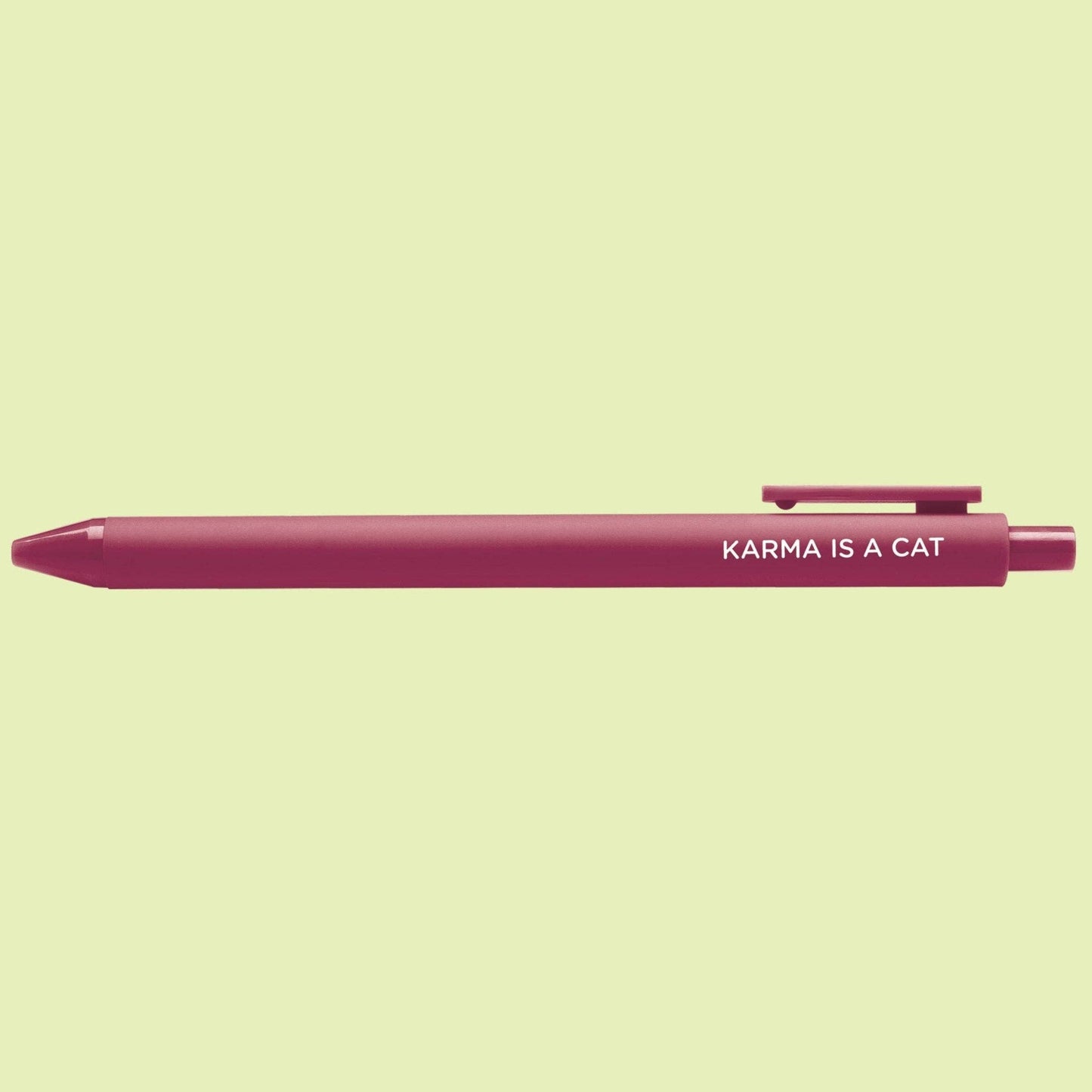 Karma is a Cat Single Jotter Pen