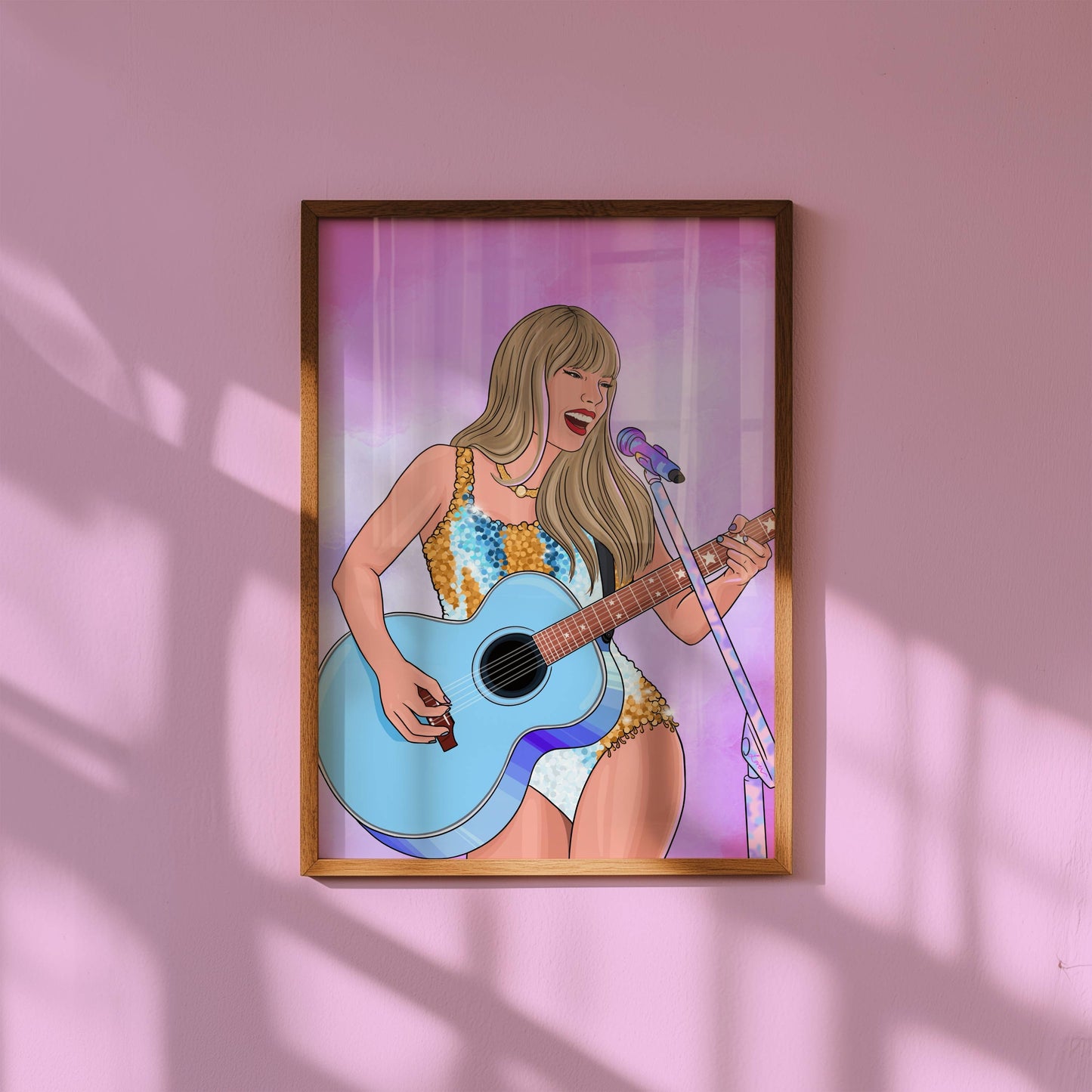 A3 Taylor Swift Lover Eras Illustrated Art Print