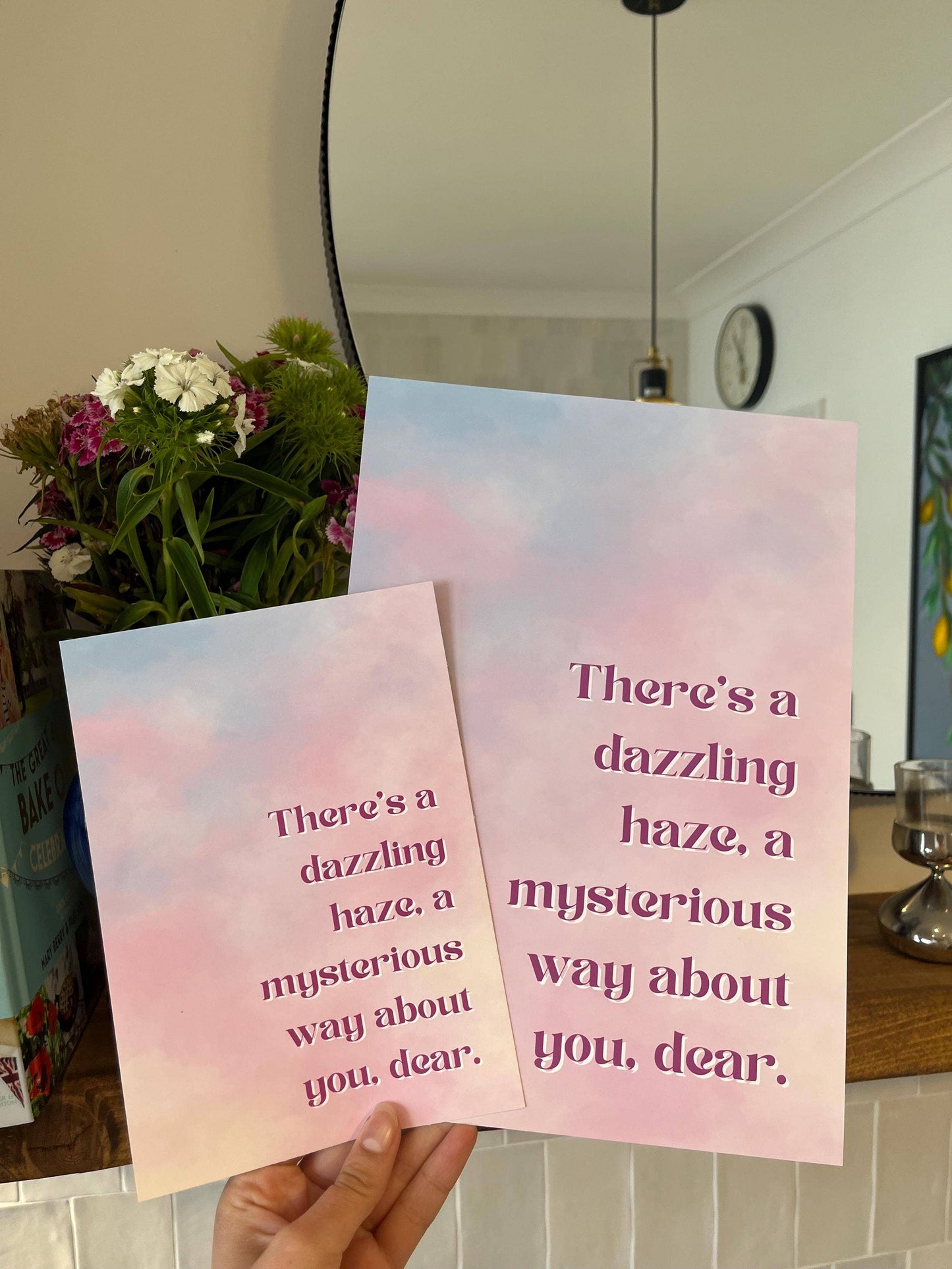 A3 Print - "Dazzling Haze A Mysterious Way" Taylor Swift