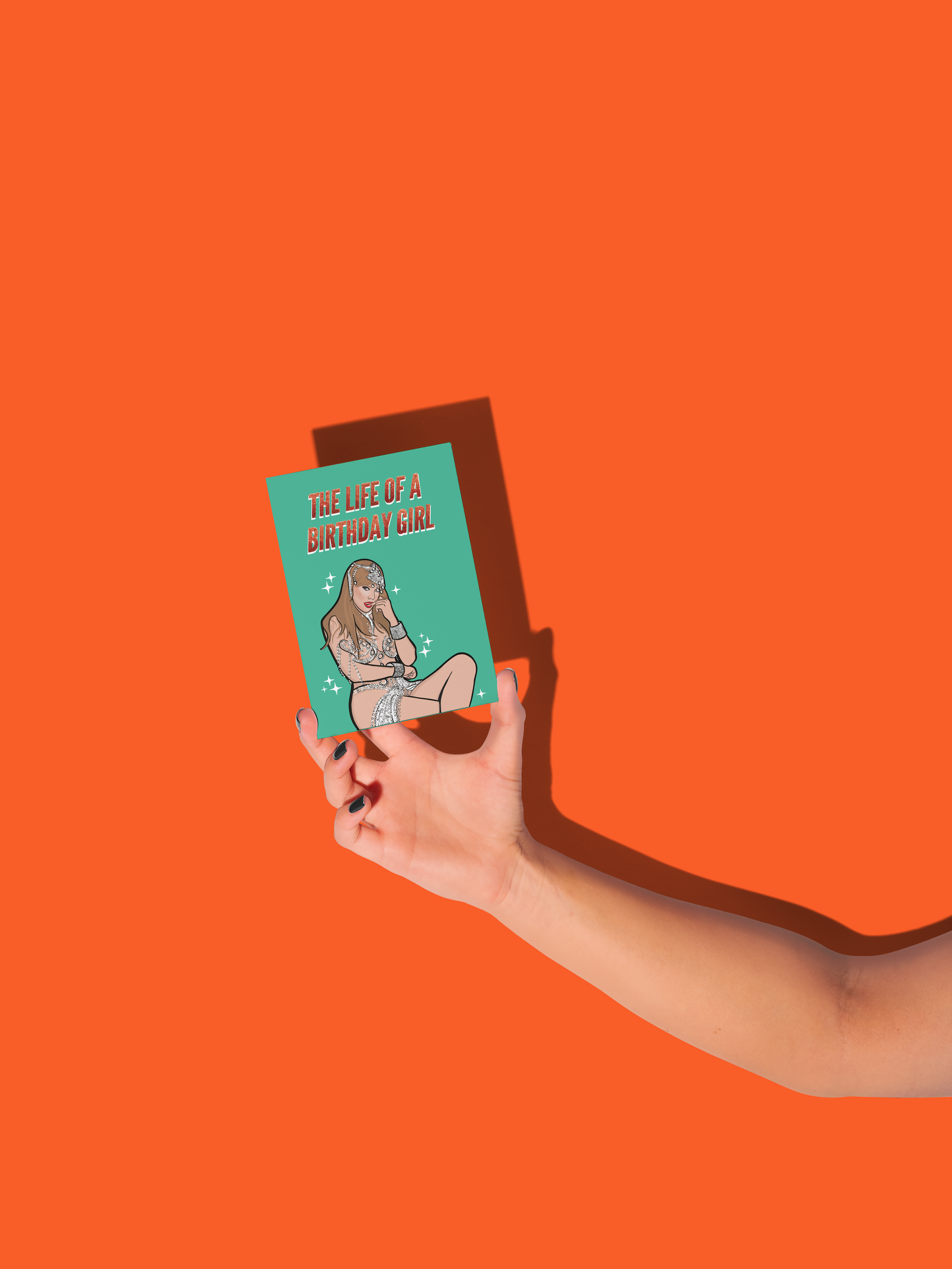 The Life Of A Birthday Girl Taylor Greeting Card