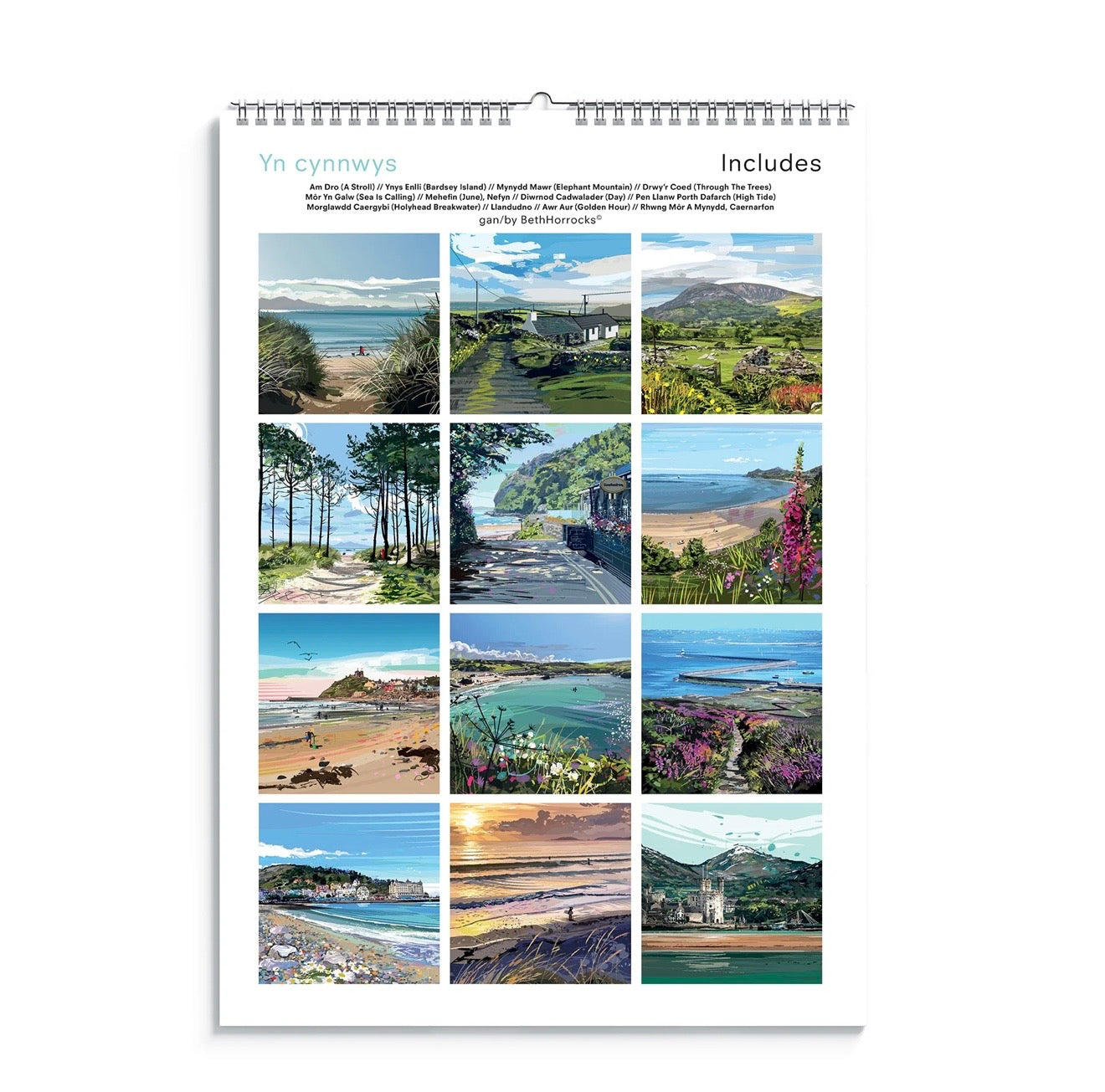 Beth Horrocks 2027 North Wales Calendar