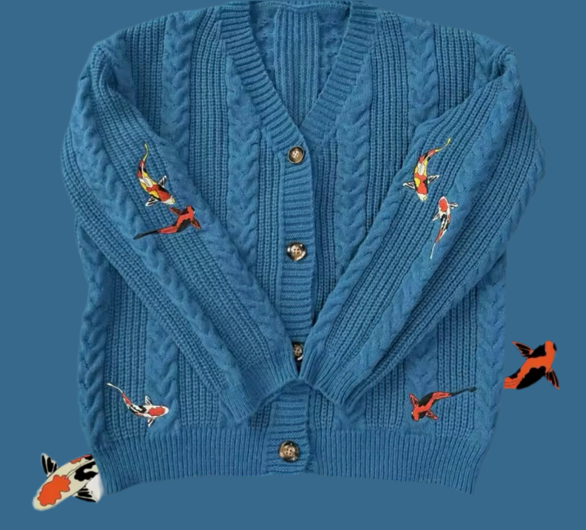 Koi Carp Cardigan - Midnights Taylor’s Version