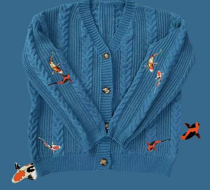 Koi Carp Cardigan - Midnights Taylor’s Version