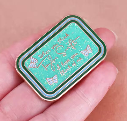 Taylor Swift Enamal Pin/Badge