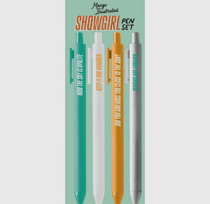 Showgirl Pen Set