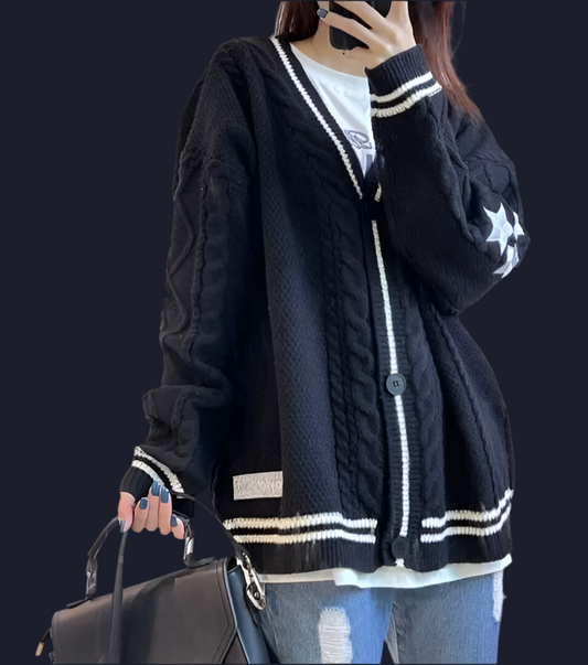 Black Reputation Cardigan