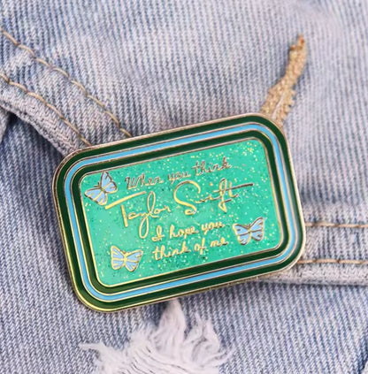 Taylor Swift Enamal Pin/Badge