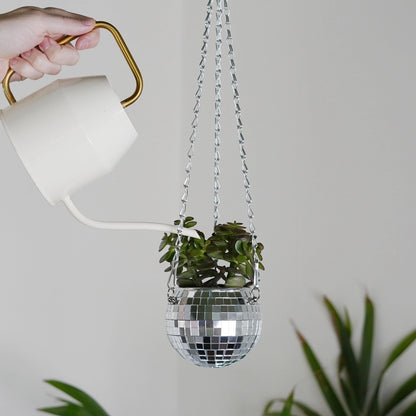 Disco Ball Hanging Planter - 4 Inches