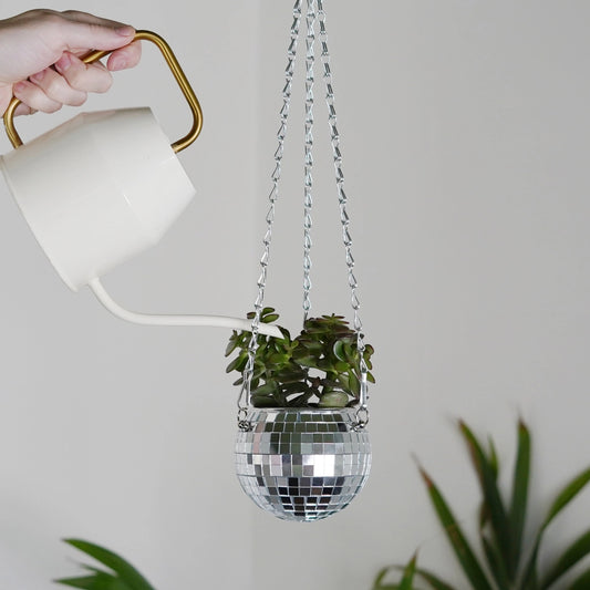 Disco Ball Hanging Planter - 4 Inches