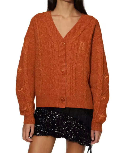 Taylor Inspired Orange Cardigan