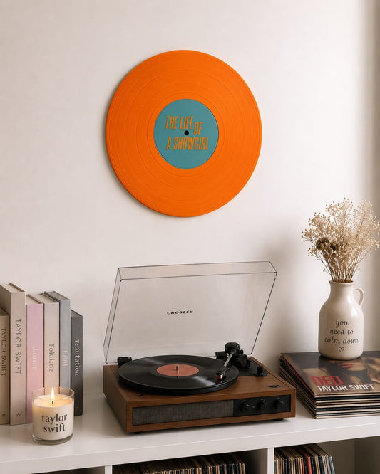 Vinyl Record Wall Art - The Life of a Showgirl
