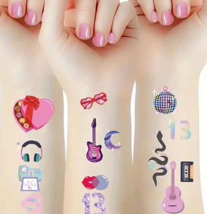 Taylor Swift Themed Temporary Tattoos