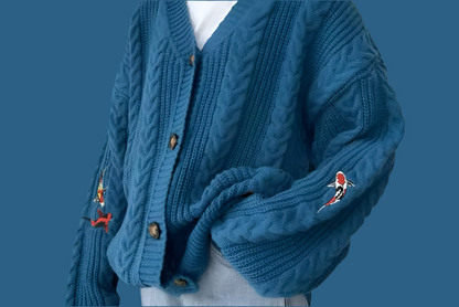 Koi Carp Cardigan - Midnights Taylor’s Version