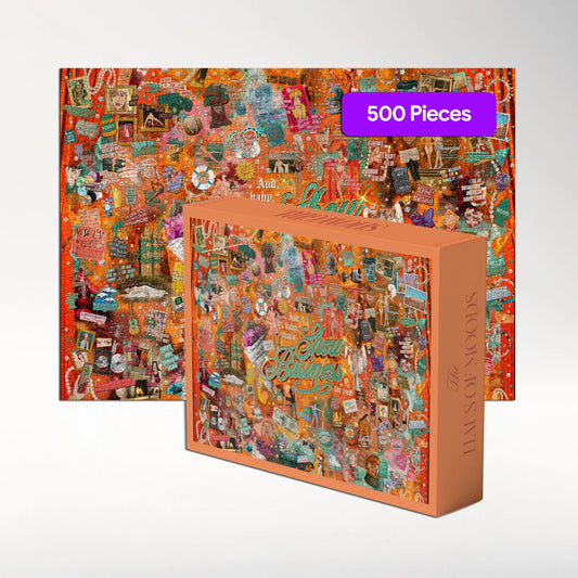 PREORDER - The Life of A Showgirl Lyrics & Easter Eggs Puzzle © 500 Pieces