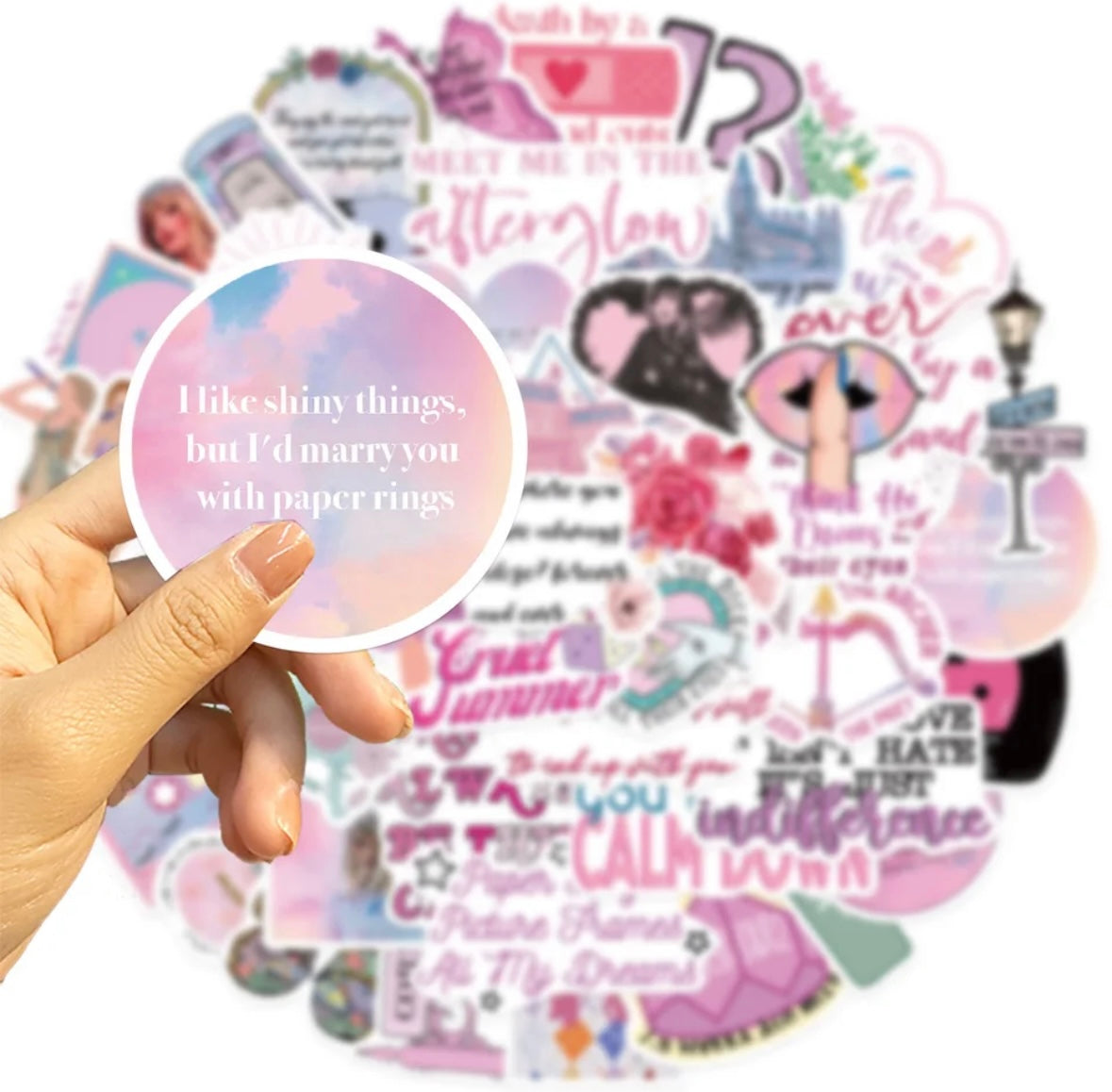 Pack of 10 Random Stickers - Taylor Swift