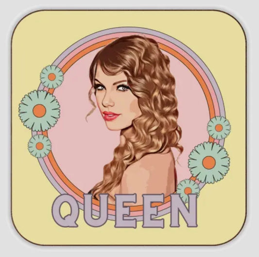 Cork Coaster - Queen Tay By Dolly Wolfe