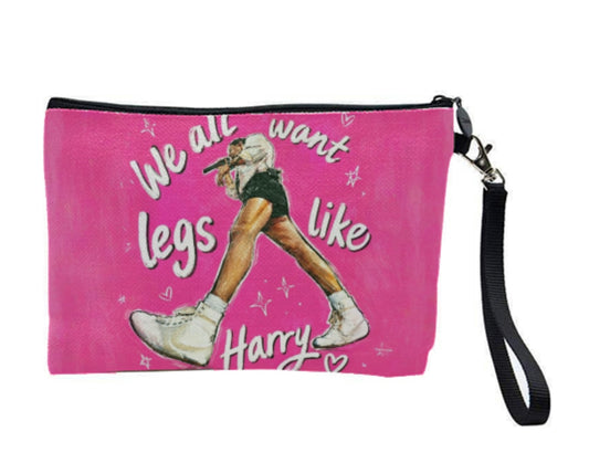 Cosmetic Pouch - Legs Like Harry By Miss Doodle