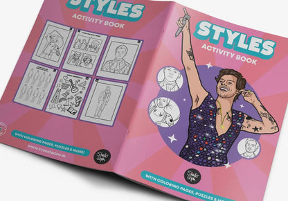 A4 Harry Styles Activity Book
