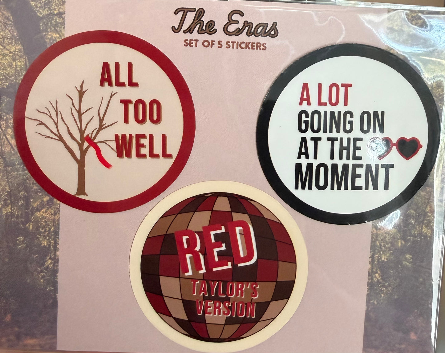 The Eras 5 Pack Sticker Pack - Each Era inc. TLOAS