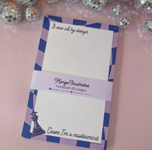 Taylor Swift Inspired Mastermind Notepad