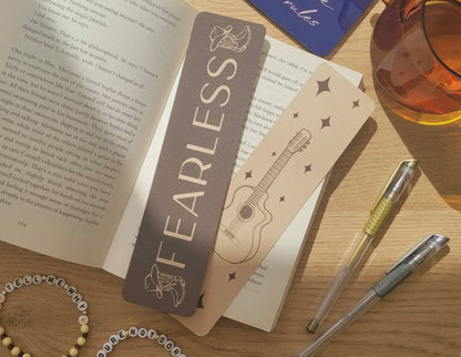 Taylor Swift Fearless Inspired Bookmark