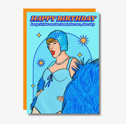 Keep it 100 Greetings Card