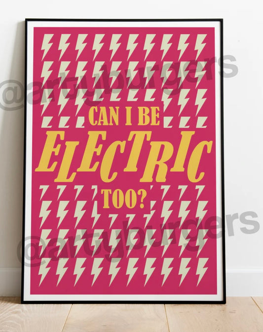 She's Electric - Oasis - A4 Print