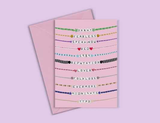 Albums Friendship Bracelet Greetings Card