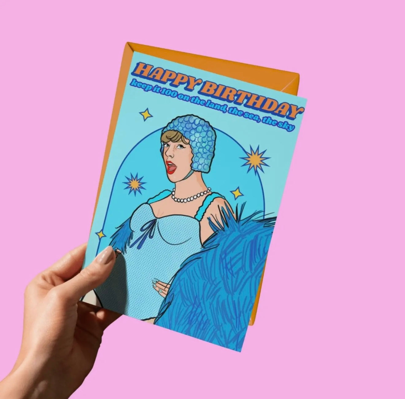 Keep it 100 Greetings Card