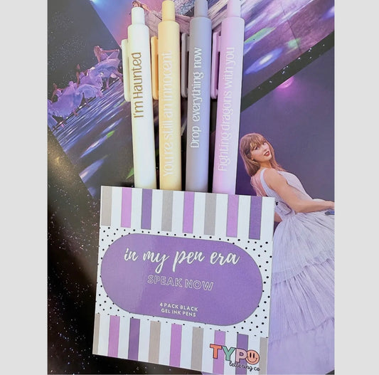 Tay Inspired Pen Set - Speak Now