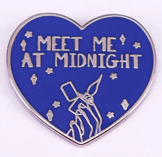 Meet Me At Midnight Enamel Pin