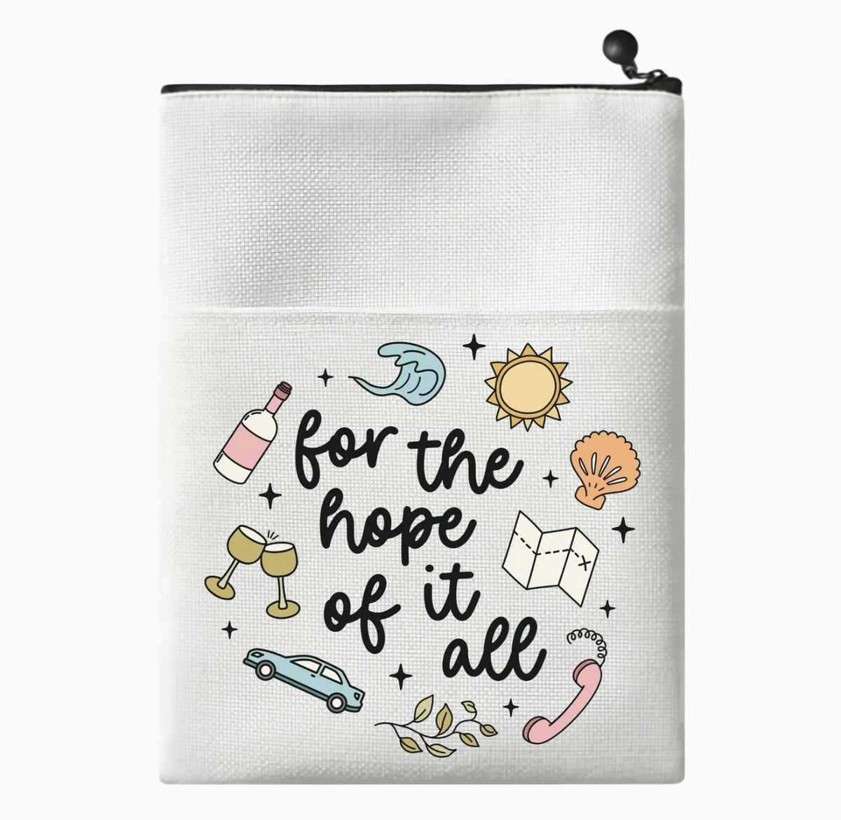 For the Hope of It All Canvas Book Sleeve