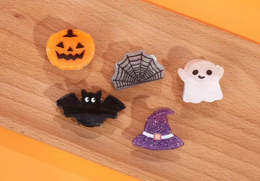 Set of 2 Spooky Acrylic Clips