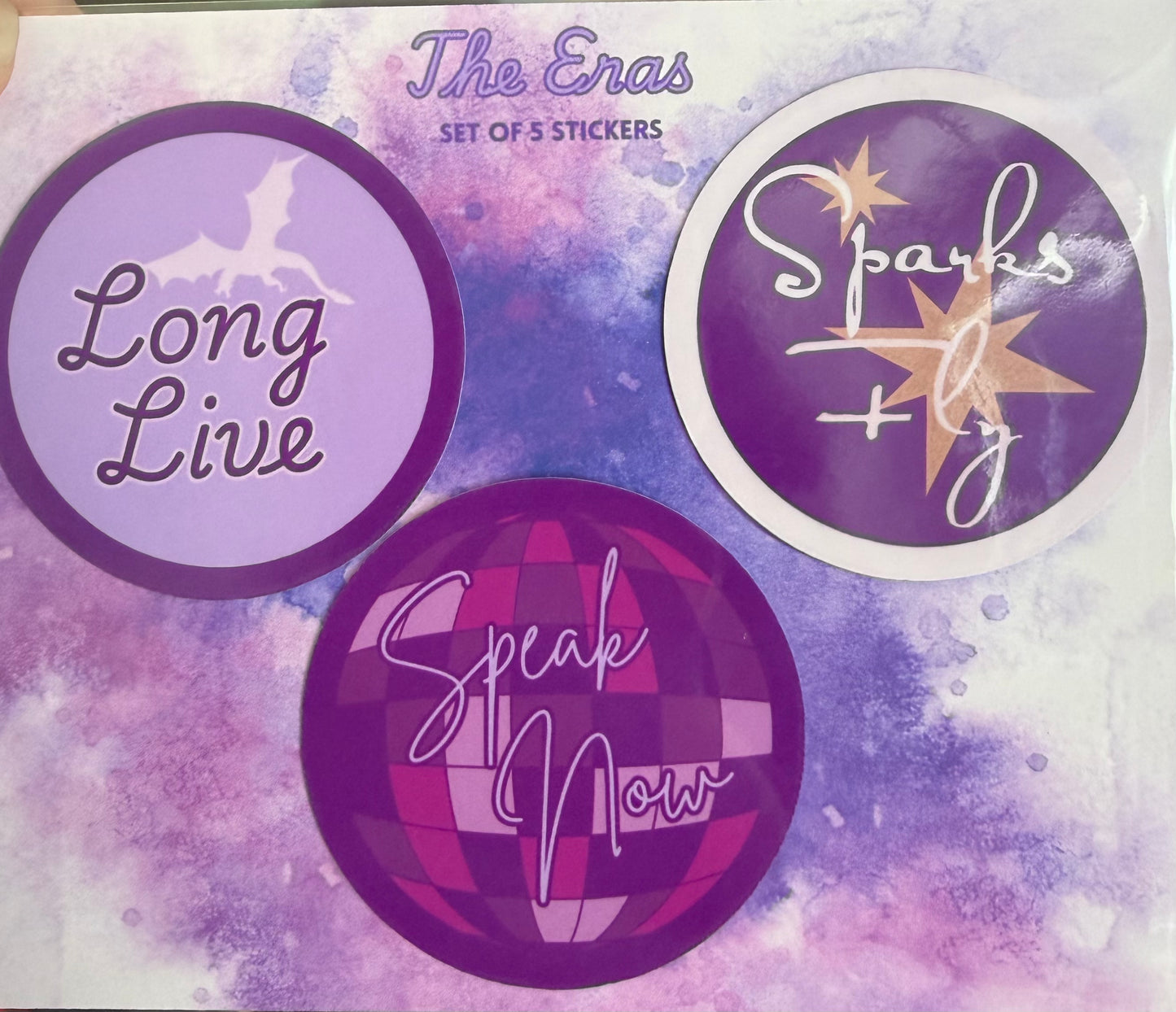 The Eras 5 Pack Sticker Pack - Each Era inc. TLOAS