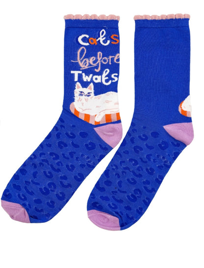 House of Disaster - Catnip 'Cats Before Twats' Socks