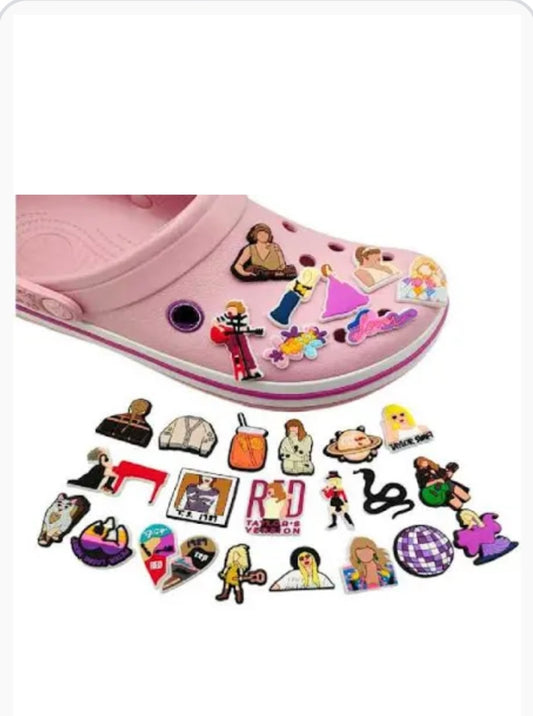 Coming Soon - Taylor Inspired Child’s Crocs with 10 Charms