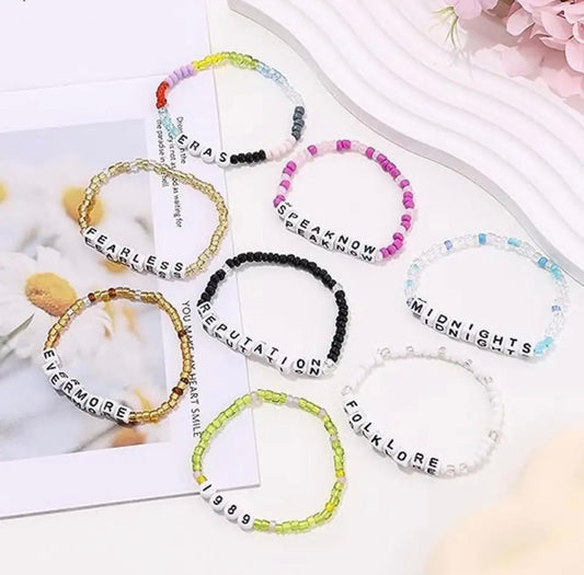 Beaded Friendship Bracelets - Set of 11 + One Surprise Freebie