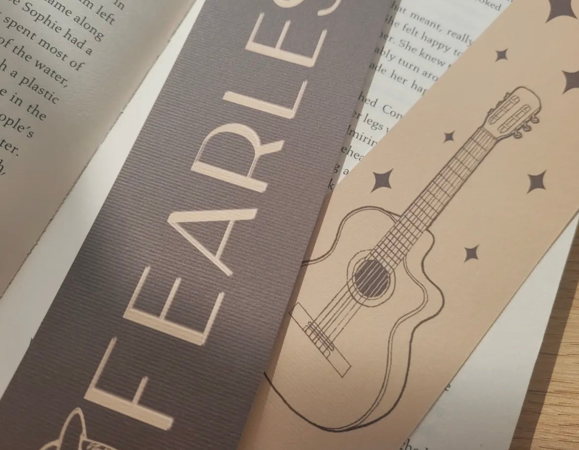 Taylor Swift Fearless Inspired Bookmark