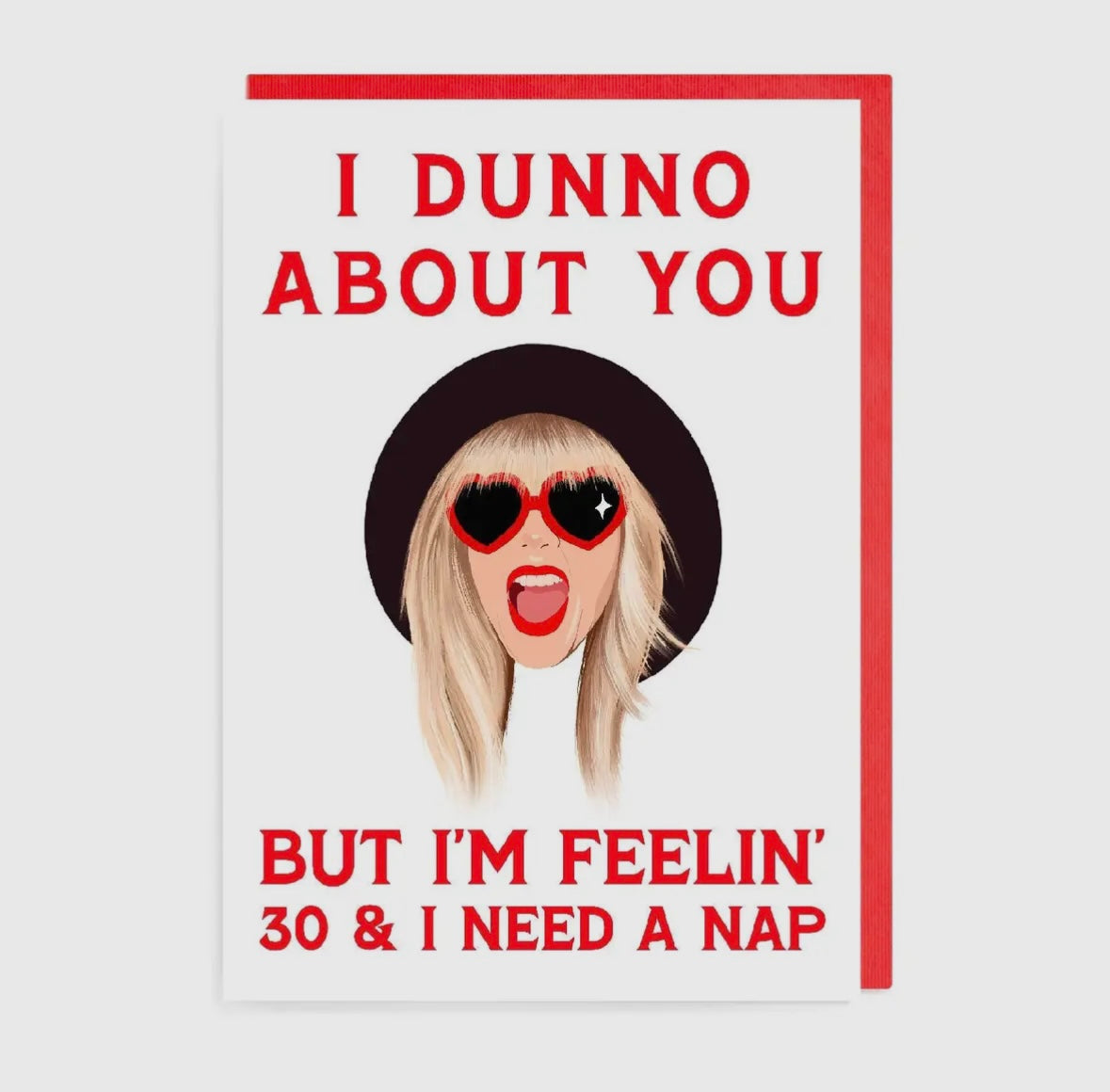 Funny 30th Birthday Card - Taylor Swift