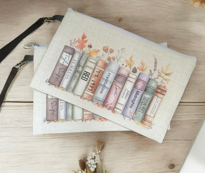 Winter Albums As Books Cosmetic Pouch