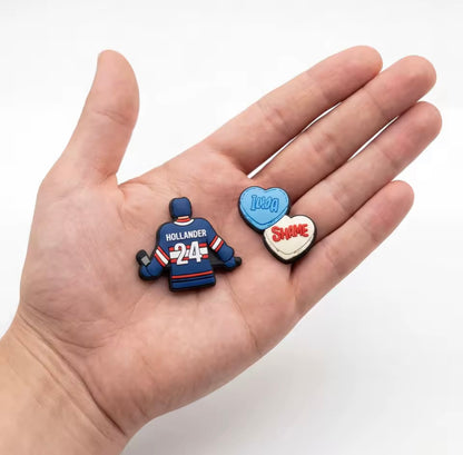 Heated Rivalry Shoe Charm Set