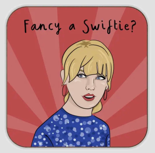 Taylor Swift Cork Coaster - Fancy a Swiftie